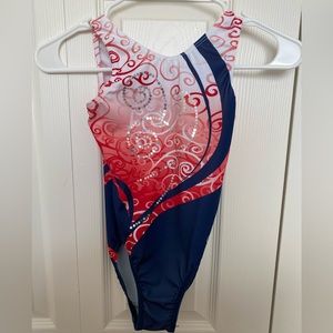 GK elite by Gabby Douglas Child Medium leotard